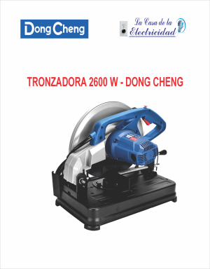 TRONZADORA 2600 W, DJG09-355 - DONG CHENG