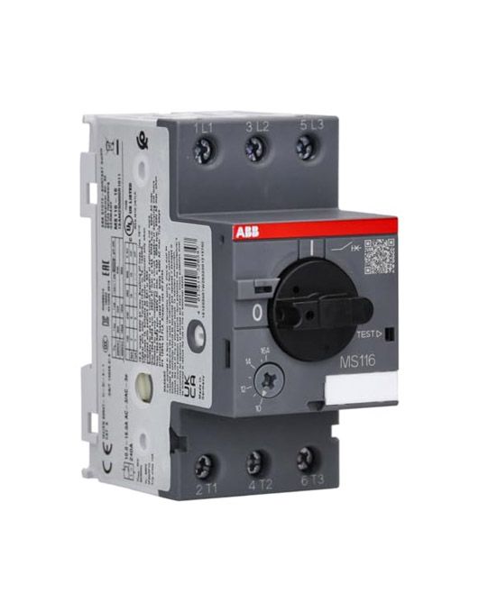GUARDAMOTOR MS116 - 16.0, REG 10.0 - 16.0 Amp - ABB