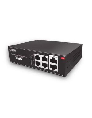SWITCH 06 PUERTOS 10/100/1000 MBPS, 4 PTOS POE - SATRA
