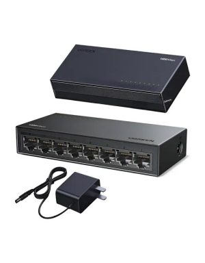 SWITCH 10 PUERTOS 10/100/1000 MBPS, 8 PTOS POE - SATRA